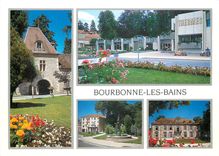 CPM Bourbonne les Bains Haute Marne Le donjon L'etablissement thermal 