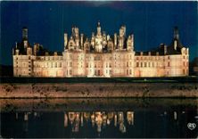 CPM Chambord L et C La facade principale illuminee 