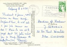 CPM Louis Alexandre Dubourg Voiliers devant Honfleur 