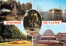 CPM Vichy Allier de gauche a droite Le Lac 