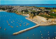 CPM Saint Cast C du N Vue aerienne du Port de l'Isle 