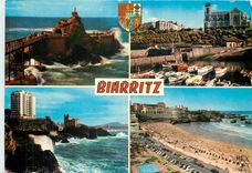CPM Biarritz Pyrenees Atlantiques Le Rocher de la Vierge 