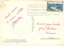 CPM Saint Gervais les Bains Vue generale Les Aiguilles de Warens