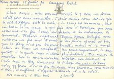 CPM Pleherel Plage Vu generale le camping et la plage 