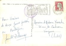 CPM Vitre Vue generale et le chateau 
