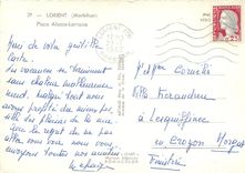 CPM Lorient Morbihan Place Alsace Lorraine 