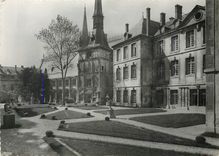 CPM Nancy Palais Ducal Musee lorrain Facades interieures 