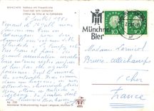 CPM Munchen Marienplatz Rathaus mit Frauenkirche 