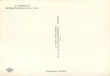 CPM Marseille Basilique Notre Dame de la Garde 