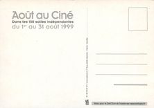 CPM Mairie de Paris Aout au Cine 1999 Cinema Piscine