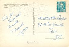CPM Bourbonne les Bains Hte Marne Station Thermale Vue generale aerienne