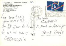 CPM Saint Jean de Luz Pyrenees Atlantiques Vue generale et le Rhune 