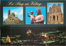 CPM Le Puy en Velay Haute Loire Depart des chemins de Saint Jacques 