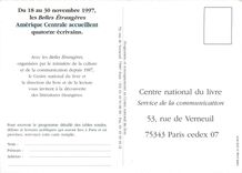 CPM Les Belles Etrangeres Ecrivains d'Amerique Centrale Arte