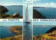 CPM La Pointe des Espagnols Les falaises de la pointe vue vers le goulet et vers Brest 