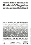 CPM Festival d'Ete et d'Humour du Point Virgule parraine par Jean Marie Bigard du 2 Juilet 