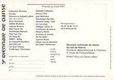 CPM Danse en Val de Marne Biennale Val de Marne