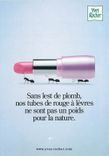 CPM Sans lest de plomb nos tubes de rouge a levres ne sont pas un poids pour la nature  Yves Rocher