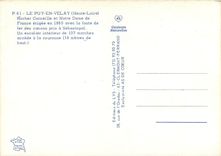 CPM Le Puy en Velay Haute Loire Rocher Corneille et Notre Dame de Franche 