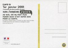 CPM Au bar on ne peut plus fumer mais c'est super bon pour la sante Tabac