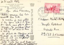 CPM Brest Finistere l'Arsenal le pont levant l'amiraute et l'hotel de ville