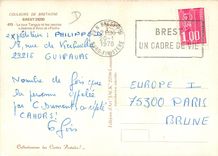 CPM Brest Port de Guerre de l'Ocean La Tour Tanguy et les navires Jeanne d'Arc et Foch Porte Avions