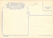 CPM Chambord Loir et Cher Chateaux de la Loire 