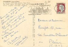 CPM Chambord Loir et Cher Le Chateau Face Nord 