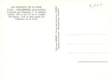 CPM Chambord Loir et Cher Chateaux de la Loire 