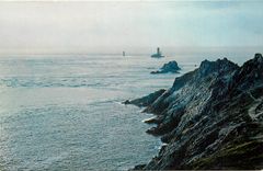 CPM La Bretagne Contre jour sur la Pointe du Raz Finistere 