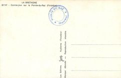 CPM La Bretagne Contre jour sur la Pointe du Raz Finistere 