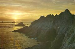 CPM Coucher de Soleil sur la Pointe du Raz 