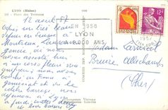 CPM Lyon Rhone Place des Terreaux 