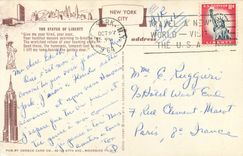 CPM The Statue of Liberty New York City 