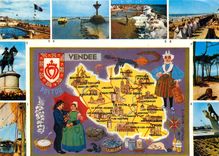 CPM A Travers la Vendee Croix de Vie La Roche sur Yon Les Sables d'Olonne Le Gois 