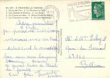 CPM A Travers la Vendee Croix de Vie La Roche sur Yon Les Sables d'Olonne Le Gois