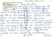CPM Arcachon Gironde La Dune du Pilat La Plage et les Jetees Les bateaux de peche 