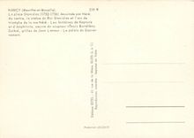 CPM Nancy Meurthe et Moselle La place Stanislas 