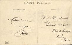 Chambery CPA gesehen vom Park von Lemenc