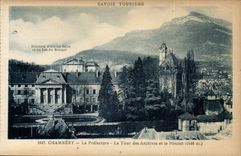 Chambery CPA prefecture the tower of the files and Nicolet (1545 m)