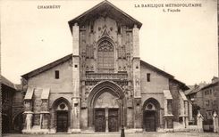Chambery CPA the metropolitan basilica Frontage