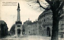 Chambery CPA the column of the elephants the boulevard of the column