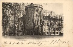 Chambery CPA the castle of the dukes seen of the garden