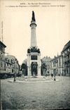 Chambery CPA Column of the elephants Statue of general of Boigne