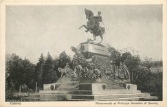 CPA Torino Monumento al Proncipe Amedeo di Savoia