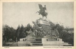 CPA Torino Monumento al Principe Amedeo di Savoia