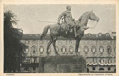 CPA Torino Monumento al Cavaliere d'Italia
