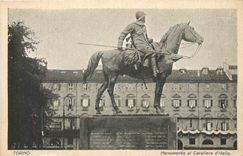 CPA Torino Monumento al Cavaliere d'Italia