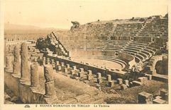 CPA Ruines romaines de Timgad le Theatre