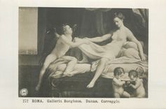 CPA Roma Galleira Borghese Danae Correggio